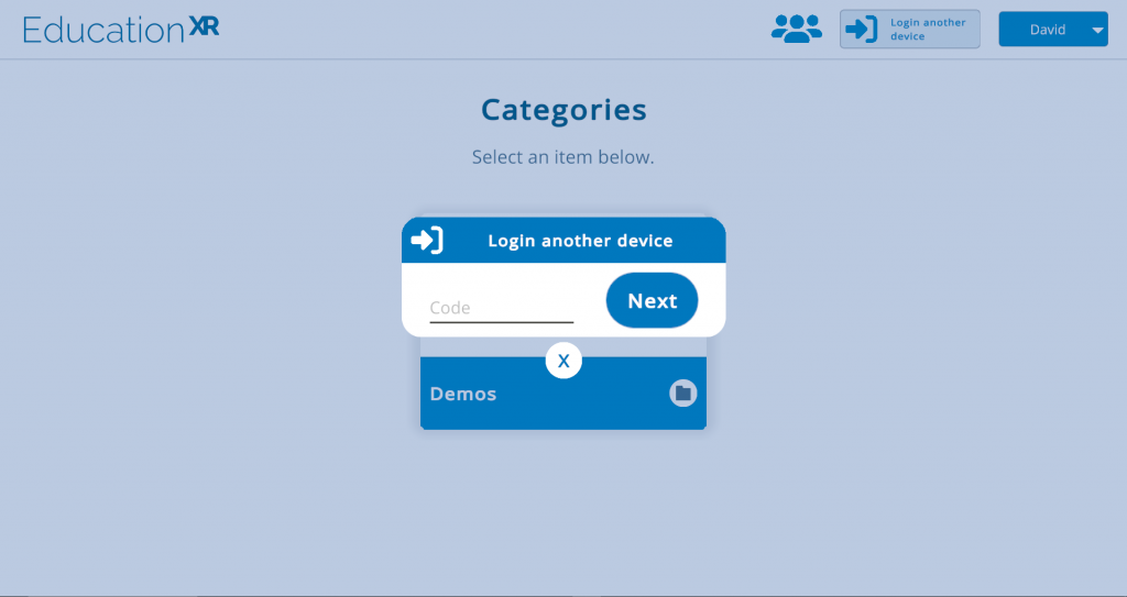 I implemented the UI/UX and API interface for code authentication. A user can authenticate a code from another application to authorize that application to sign in as their active session user.